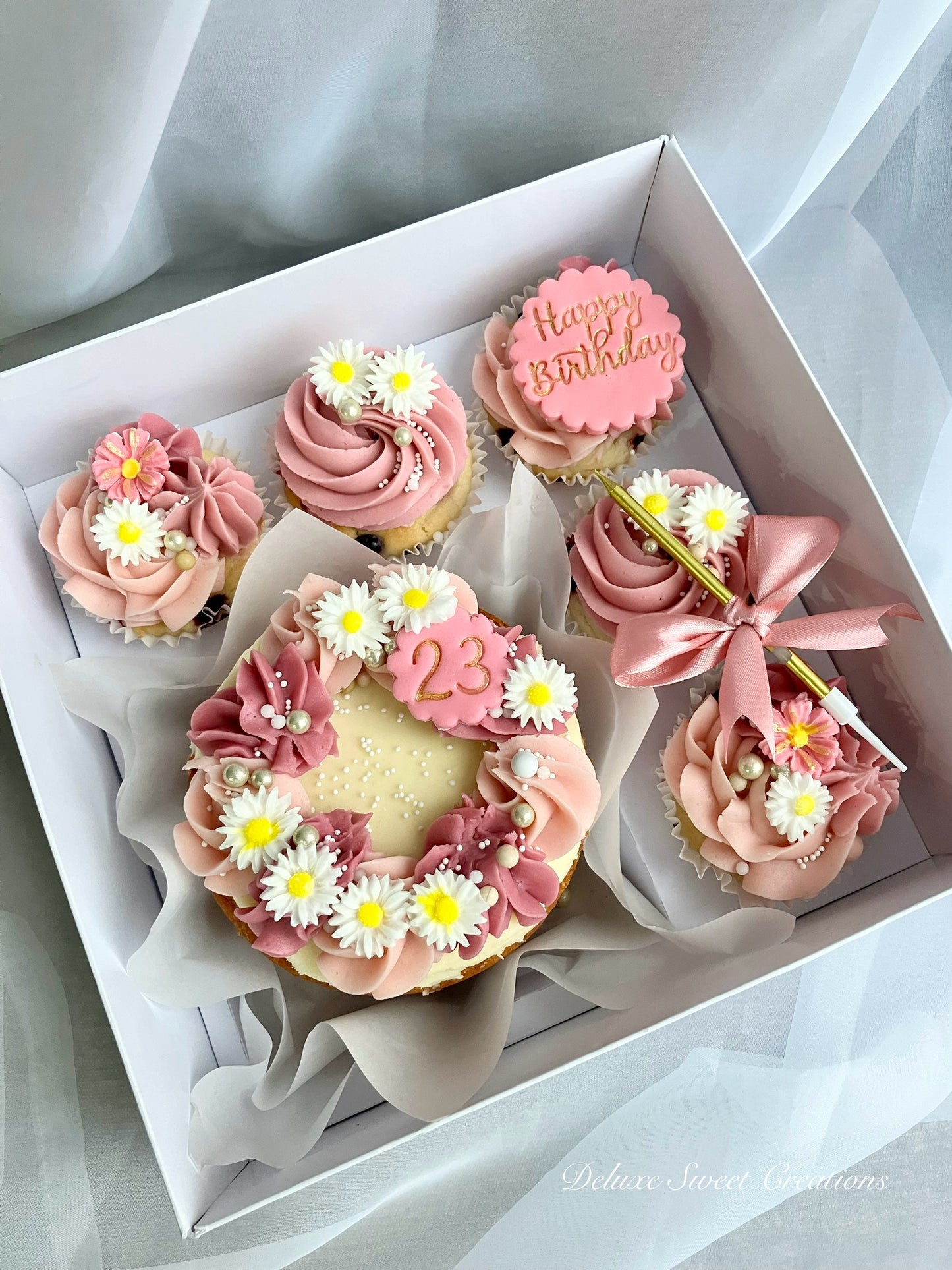 Bento Cake and 5x Cupcakes